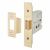 Heavy Duty Bolt Through Flat Latch - 79mm Case - 57mm Backset - PVD Brass