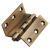 Cranked Ball Bearing Storm Proof Casement Window/Door Hinge - 64 x 2.5mm - Antique Brass - Pair