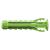SX Plus Expansion High Quality Nylon Wall Plug - 10 x 50mm - Green - Pack of 45