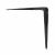 London Pattern Shelf Bracket - 300 x 250mm - Black