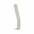 Single Hat & Coat Hook - 129 x 20mm - Aluminium - Pack of 10