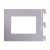 Twin Slot Shelf Book End - 142 x 118mm - Silver