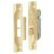 Bolt Through 2 Lever Pre Rebated Sashlock - 64mm Case - 44mm Backset - Polished Brass