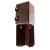 Concrete In Fence Post Shoe - Bolt Secure - 75 x 75mm - Oxide Red
