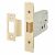 Heavy Duty Bolt Through Flat Latch - 104mm Case - 82mm Backset - PVD Brass