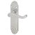 Satin Chrome Victorian Summer Scroll Latch Door Handles - 168 x 40mm