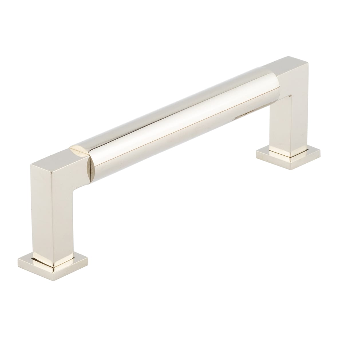 Westminster 17.5mm D-Bar Cabinet Pull Handle - 128mm c/c - Polished Nickel