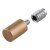 Bramah Rola Removable Egress Sash Window Stop - Satin Brass - 10 Body + 20 Inserts