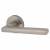 Satin Nickel Door Handles on Round Rose - Sophia Range