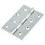 Double Phosphor Bronze Washered Butt Door Hinge - 100 x 67 x 4mm - Polished Chrome - Pair