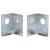Fence Panel Arris Rail Support Bracket - 90 x 60mm - Galvanised
