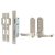 Push Button Code Lock and Euro Lock with Key Override - Code Free - Stainless Steel