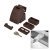 Titan Key-Locking Folding Window Restrictor - Brown