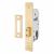 Oval 2141 Deadlock - 77mm Case - 57mm Backset - Polished Brass