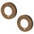 Privacy Rose Cover - 52mm Diameter - Antique Brass