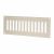 Plain Slotted Vent - 242 x 89mm - 4370mm² Free Air Flow - Satin Stainless Steel