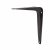 London Pattern Shelf Bracket - 125 x 100mm - Black
