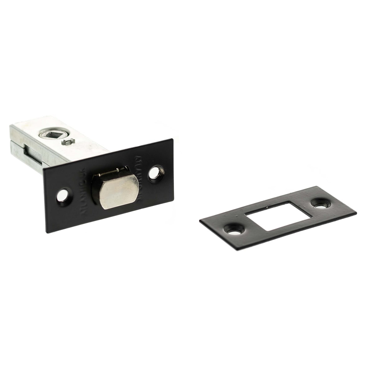 5mm Tubular Bathroom Deadbolt - 63mm Case - 45mm Backset - Square - Matt Black