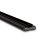 Fire & Smoke Intumescent Strip - - 20 x 4 x 2100mm with Brush - Black - Pack of 10