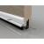 XRD Rain Deflector with Rubber Seal - 914mm Length - Inward/Outward Opening Doors - White