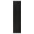 AR624A Nylon Self-Adhesive Plain Finger Plate - 305 x 75mm - Ebony Black