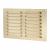Hooded Louvre Vent - 229 x 152mm - 6650mm² Free Air Flow - Polished Brass