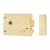 Rim Lock with Snib - 105 x 80mm - Brass