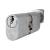 10 Pin 70mm Oval Thumbturn Cylinder - 35mm Turn + 35mm - Satin Chrome - Keyed to Differ