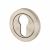 Escutcheon - 52mm Diameter - Euro - Satin Stainless Steel
