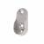 30 x 15mm Oval Tube Hanging Rail End Socket - Polished Chrome - Pack of 10