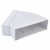 45° Flat Bend - 204 x 60mm - White