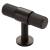 Lines 13mm T-Bar Cabinet Knob - 50 x 40mm - Matt Black