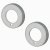 Privacy Cover Rose - 52mm Diameter - Satin Chrome