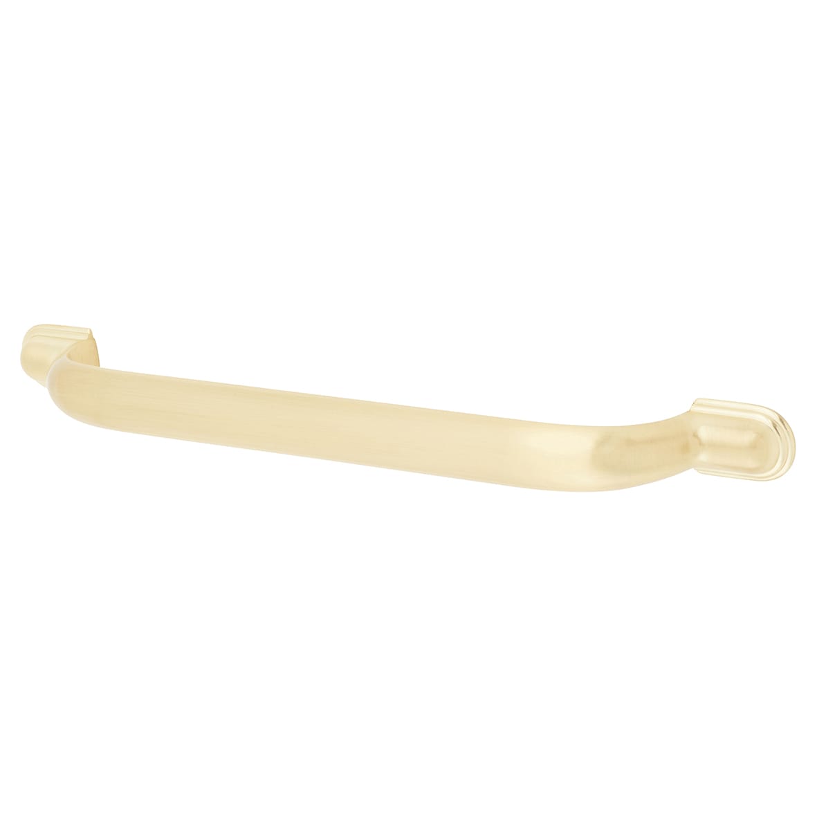 Crofts & Assinder Calgary 16.5mm D-Bar Cabinet Pull Handle - 160mm Centres - Brushed Satin Brass