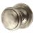 Antique Pewter Round Centre Door Knob - 85mm Rose Diameter