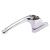 uPVC/Timber Maxim Espagnolette Locking Multipoint Window Handle - Left Hand - Bright Chrome