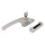 Guru Breakseal Locking Casement Window Fastener - Left Hand - Satin Chrome