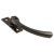Bulb End Locking Espagnolette Casement Window Handle - Right Hand - Black Nickel
