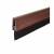 Brush Seal Strip - 914mm Length - Brush Size 22mm - Mahogany Effect