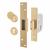 3G114E:2007 Heavy Duty 5 Lever Deadlock - 67mm Case - 40mm Backset - Pol Brass