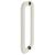 Diamond White Nylon D-Bar Door Pull Handles - Back to Back - 600mm c/c
