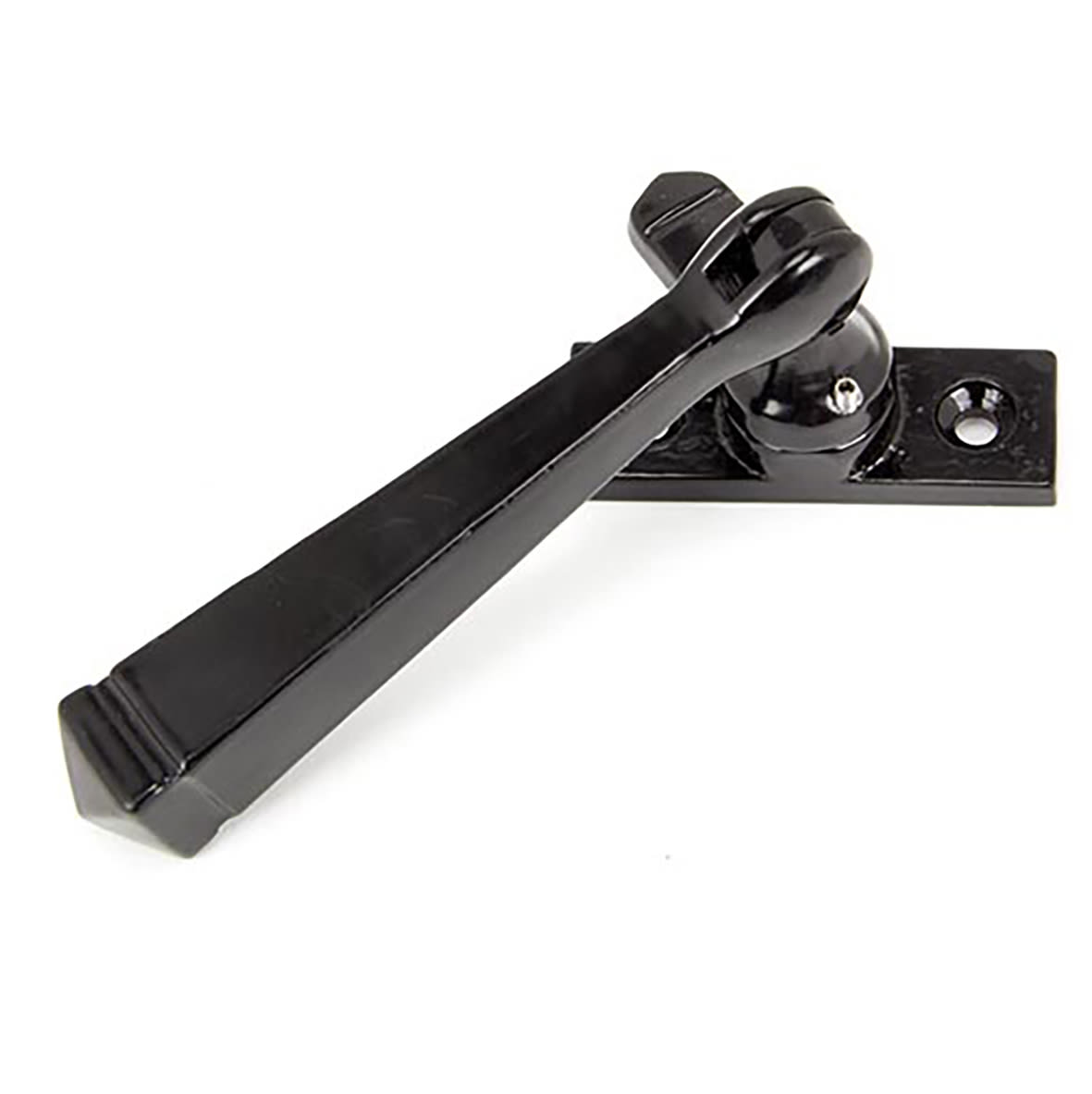 Avon Locking Mortice & Hook Plate Window Fastener - Reversible - Black