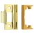 Rebate Kit for Push Button Code Operated Locks - Polished Brass