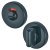 Nylon Bathroom Turn & Release with Indicator - 52mm Diameter - Anthracite Grey