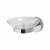 Romsey Soap Dish & Holder - 53 x 107 x 127mm - Polished Chrome