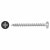 Pozi Pan Head Wood Screws - 5.0 x 40mm - WIROX Zinc Plated - Pack of 500