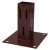 Fence Post Bolt Down Shoe - Easy Grip - 50 x 50mm - Brown Powder Coated