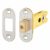 5mm Bolt Through Tubular Bathroom Deadbolt - 76mm Case - 57mm Backset - Radius - Satin Stainless
