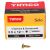Solo Chippy Pozi Countersunk Wood Screws - 3.5 x 12mm - Yellow Zinc - Pack of 200