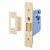 Architectural Mortice Nightlatch - 76mm Case - 57mm Backset - PVD Brass